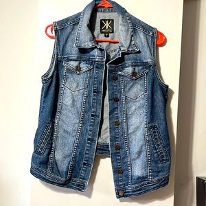 Blue Jean Vest from the Kardashian Kollection, Size: Small